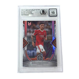 Enzo Fernandez Signed 2022-23 Topps Museum UCL #13 Rookie - Beckett Witness