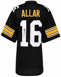 Drew Allar (STEELERS) Signed Black Custom Football Jersey - (SCHWARTZ COA)