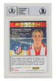 Fernando Torres Signed 2004-05 Panini Megacracks La Liga - BGS 9 Autograph 10