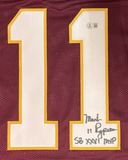 Mark Rypien of the Redskins Autographed "SB XXXVI MVP" Custom #11 Jersey Beckett