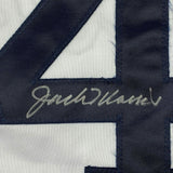 Framed Autographed/Signed Jack Morris 33x42 Detroit White Jersey JSA COA