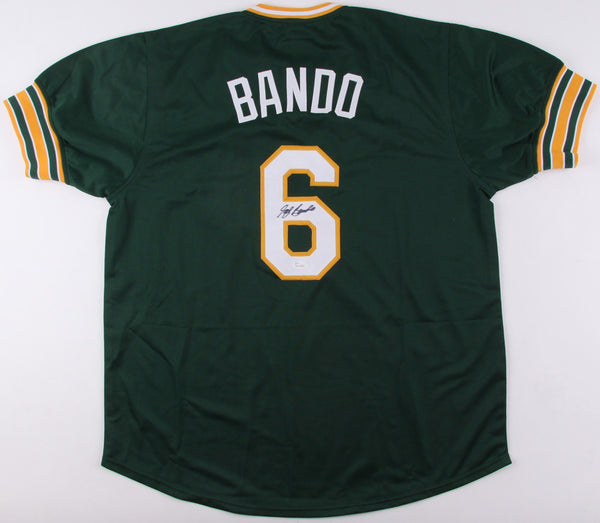 Sal Bando Signed Athletics Jersey (JSA COA) 3xWorld Series Champion 1972-1974
