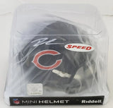 Roschon Johnson Signed Chicago Bears Mini Helmet (Beckett) 2023 Draft Pick / R.B