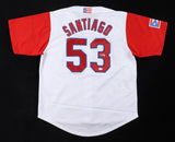 Hector Santiago Signed Puerto Rico WBC Jersey (JSA COA) Twins, White Sox, Angels