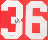 Chris Spielman Signed Ohio State Buckeyes Jersey (JSA) Detroit Lion LB 1988-1995