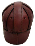 Larry Kelley HOF Signed/Inscribed Yale Mini Leather Football Helmet JSA 213362
