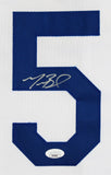 Mookie Betts Authentic Signed White Pro Style Framed Jersey Autographed JSA 2