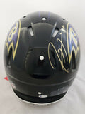 RAY LEWIS SIGNED BALTIMORE RAVENS FS SPEED AUTHENTIC HELMET BECKETT COA