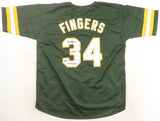 Rollie Fingers Signed Oakland A's Jersey Inscribed "HOF 92 & 74 WS MVP"/ Beckett