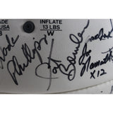 Bowlen Namath Elway Reeves +39 Signed Denver Broncos Football Beckett 55436