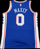 Tyrese Maxey Signed Jersey PSA Philadelphia 76ers Autographed