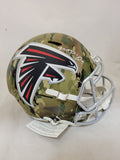 MICHAEL PENIX SIGNED ATLANTA FALCONS F/S CAMO SPEED REPLICA HELMET BECKETT QR