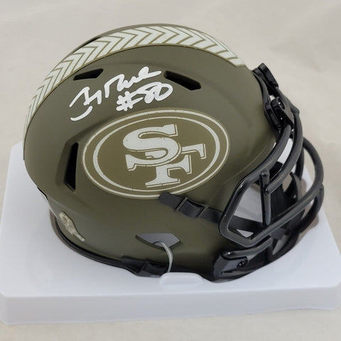JERRY RICE SIGNED SAN FRANCISCO 49ERS STS SPEED MINI HELMET FANATICS