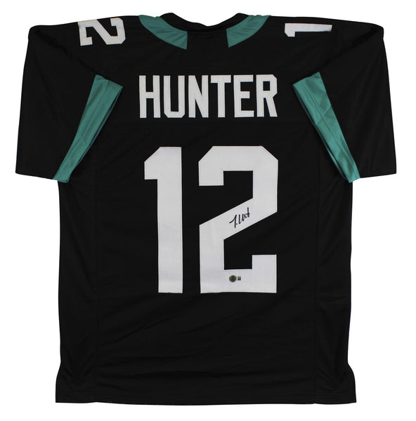 Travis Hunter Authentic Signed Black Pro Style Jersey Autographed BAS Witnessed