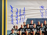 1966 SB I Champ Packers Autographed Framed 16x20 Photo 20 Sigs Starr JSA YY02722
