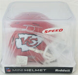 Khalen Saunders Signed Kansas City Chiefs Speed Mini Helmet (JSA COA) 2xSB Champ