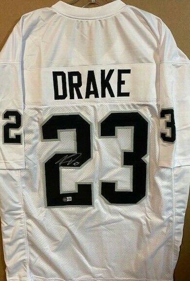 Kenyan Drake Signed Las Vegas Raiders Jersey (Beckett) Ex Alabama Running Back