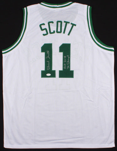 Charlie Scott Signed Celtics Jersey Inscribed "HOF 2018" & "76 Champs" (JSA COA)