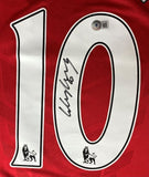 Wayne Rooney Signed Manchester United Red Nike Medium Soccer Jersey BAS