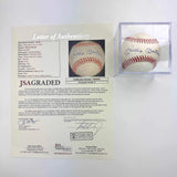 Autographed/Signed Mickey Mantle Rawlings Sweet Spot Baseball JSA 9 Graded LOA