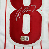 Autographed/Signed Jayson Werth Philadelphia Pinstripe Jersey Beckett BAS COA