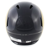 Rams Kurt Warner Signed 2000-16 TB Speed Full Size Speed Rep Helmet BAS Witness