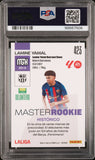 Lamine Yamal Signed 2023-24 Panini Megacracks Master Rookie Card - PSA 8 Auto 10