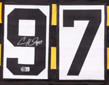 Cameron Heyward Signed Steelers Bumble Bee Throwback Jersey (Beckett) D.T.