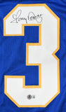 Tony Dorsett Autographed Blue College Style Jersey - Beckett W Hologram