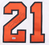 Peter Forsberg Signed Philadelphia Flyers CCM Authentic Jersey /Beckett HOF 2014