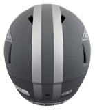 Cowboys Dak Prescott Signed Slate Full Size Speed Rep Helmet W/ Case BAS Witness