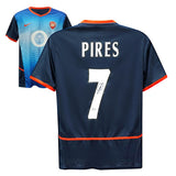 Robert Pires Signed Arsenal FC Away Soccer Jersey #7 with Beckett COA