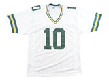 Jordan Love Green Bay Signed White Football Jersey BAS