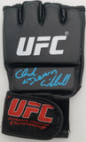Chuck "The Iceman" Liddell Signed UFC Glove (JSA COA) Light Heavyweight Champion