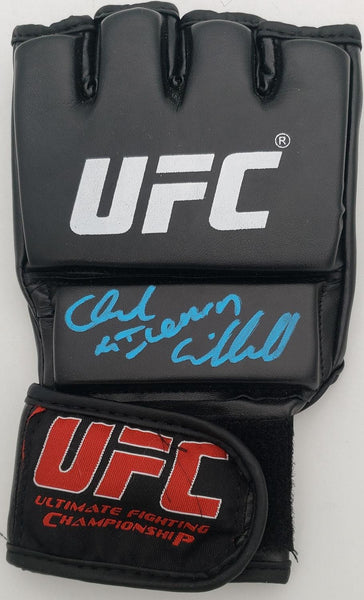 Chuck "The Iceman" Liddell Signed UFC Glove (JSA COA) Light Heavyweight Champion