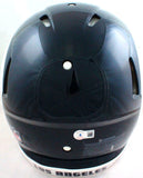 Kurt Warner Signed Rams White Horn Speed Authentic F/S Helmet- Beckett W *Black