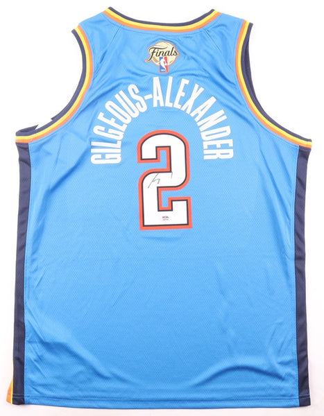 Shai Gilgeous-Alexander Signed Oklahoma City Thunder Jersey /PSA 2018 1st Rnd Pk