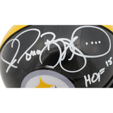 Jerome Bettis Signed Pittsburgh Steelers VSR4 Mini Helmet HOF Beckett W 51765