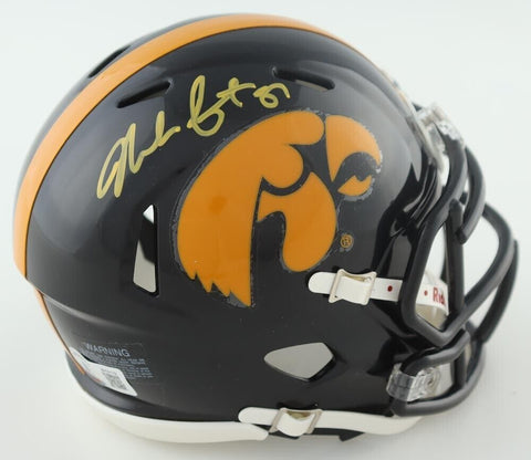 Noah Fant Signed Iowa Hawkeyes Speed Mini Helmet (Beckett) Seattle Seahawks T.E.