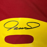 Framed Autographed/Signed Fernando Torres 35x39 Spain Red Jersey BAS COA #2