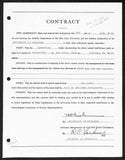 Fritz Crisler HOF Michigan Head Coach Signed/Auto Contract PSA BA199022
