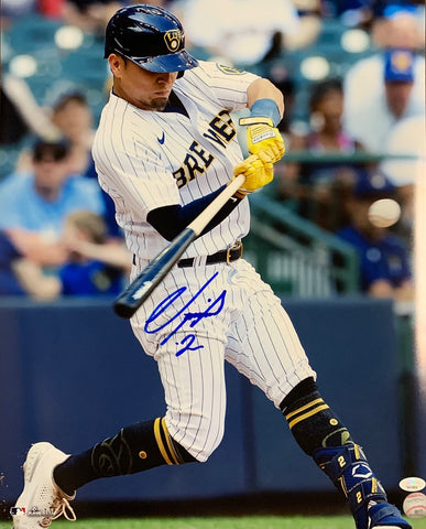 Milw Brewers Infielder LUIS URIAS Signed 16x20 Photo #4 AUTO - JSA - SALE - SALE