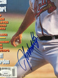 John Smoltz Autographed Sports Spectrum Magazine October 1999 JSA COA
