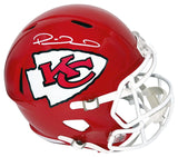 PATRICK MAHOMES SIGNED KANSAS CITY CHIEFS SUPER BOWL LVII SPEED HELMET BECKETT