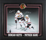 Duncan Keith & Patrick Kane Signed 16x20 Framed Spotlight Photo Fanatics