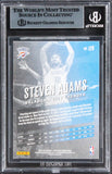 Thunder Steven Adams Authentic Signed 2017 Prestige #128 Card BAS Slabbed