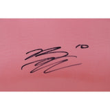 Bo Nix Autographed/Signed Denver Broncos Orange Seat Back Beckett Witness 51392