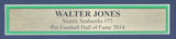 Walter Jones HOF Seahawks Signed/Autographed 8x10 Photo Framed JSA 166022