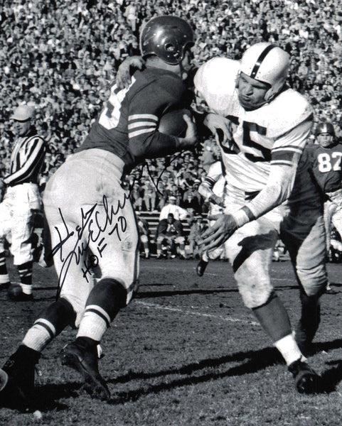 Hugh McElhenny Autographed 8x10 Photo San Francisco 49ers "HOF 70" SKU #245965
