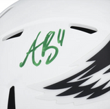 A.J. BROWN Autographed Eagles Lunar Eclipse Speed Mini Helmet FANATICS